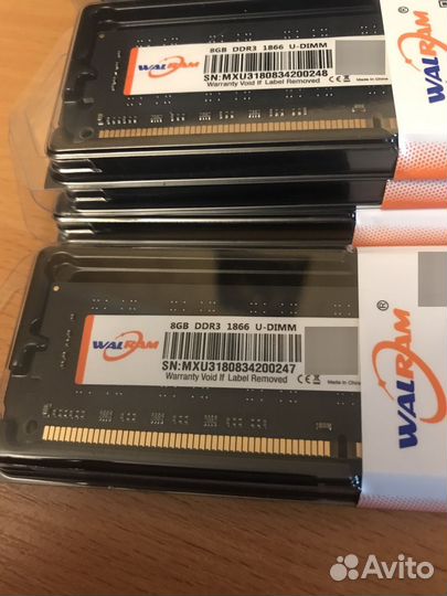 Оперативная память DDR3 8gb 1600MHz