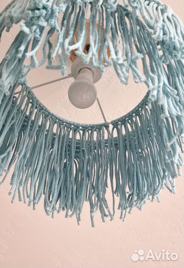 Абажур макраме 