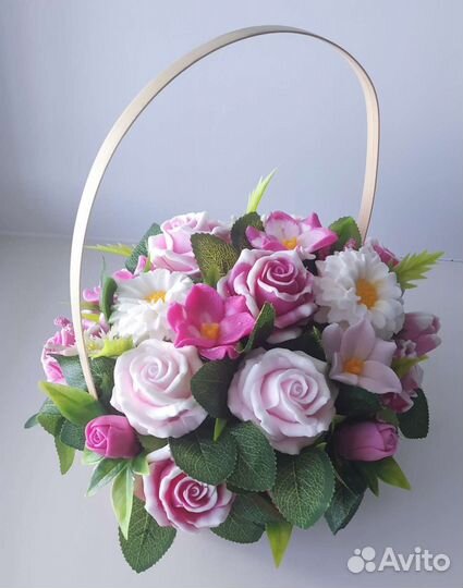 Букет из мыла ручной работы