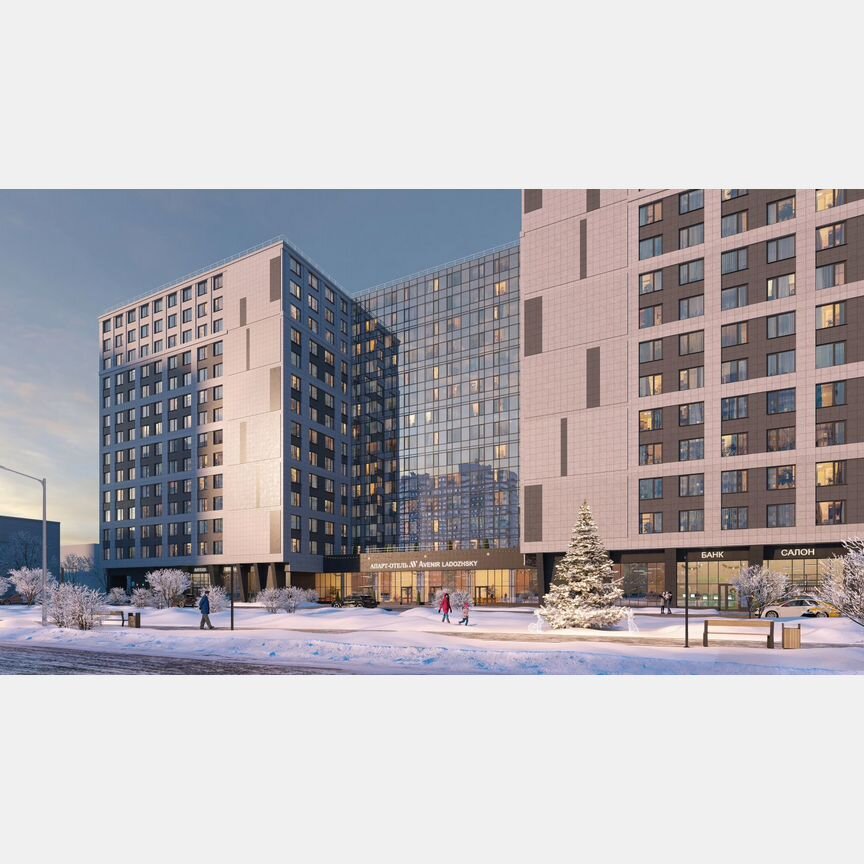 Апартаменты-студия, 35 м², 8/14 эт.