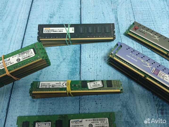 Оперативная память 4гб ддр3 (разная, в ассортимент
