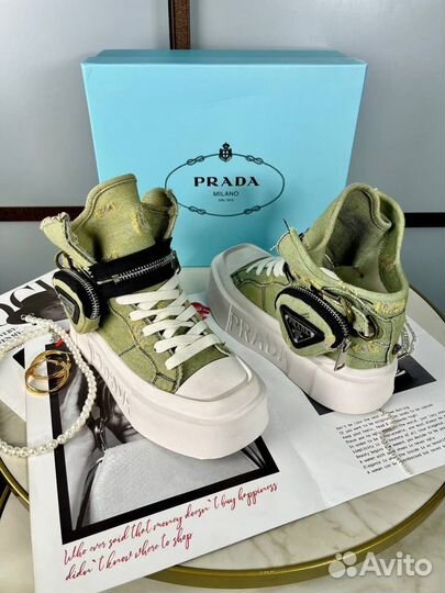 Кеды женские prada