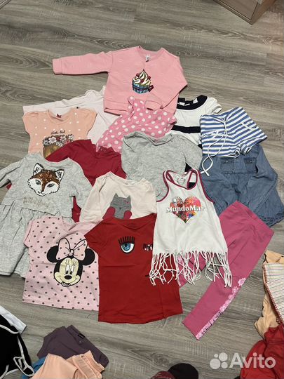 Вещи пакетом на девочку 98-104