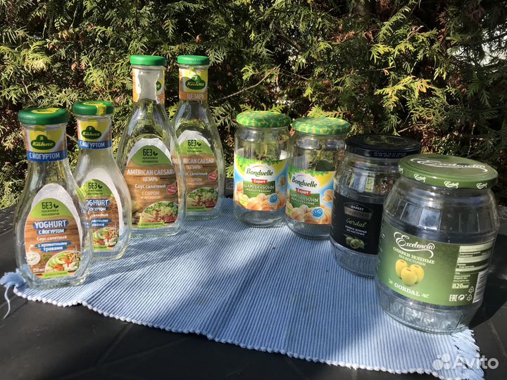 Банки, бутылки стеклянные с крышкой