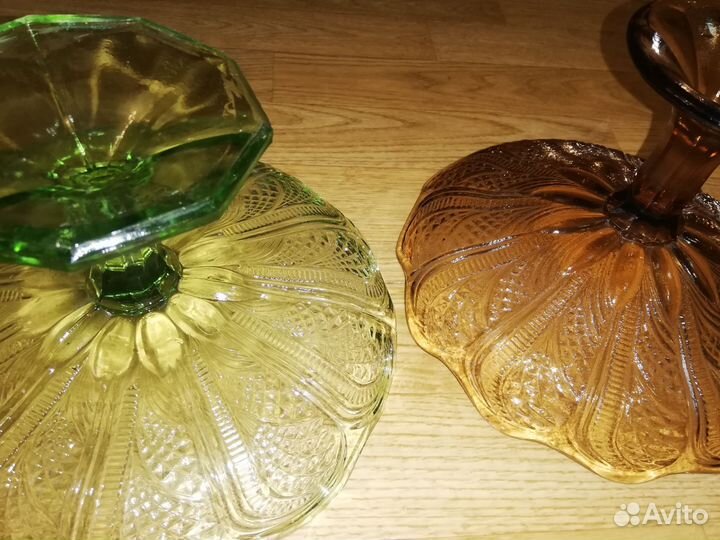 Вазы для фруктов на ножке СССР