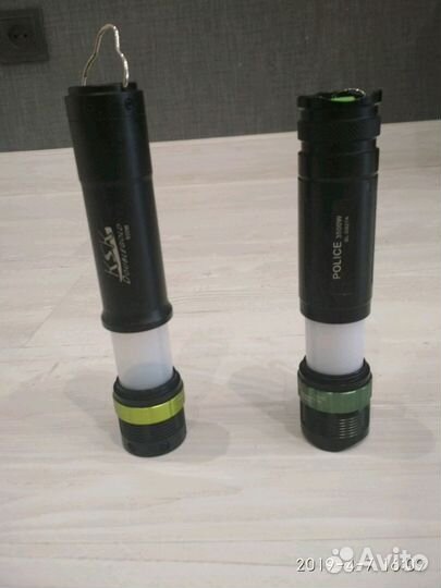 Фонарь светильник от аккумулятора 18650