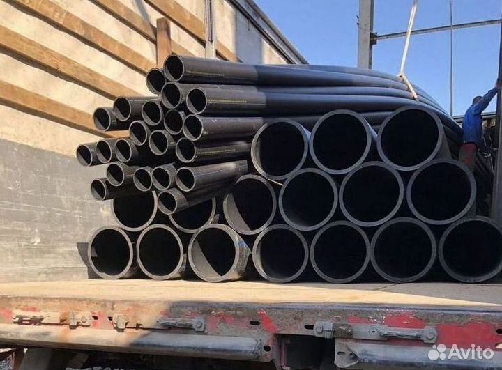 Труба двустенная гофрированная