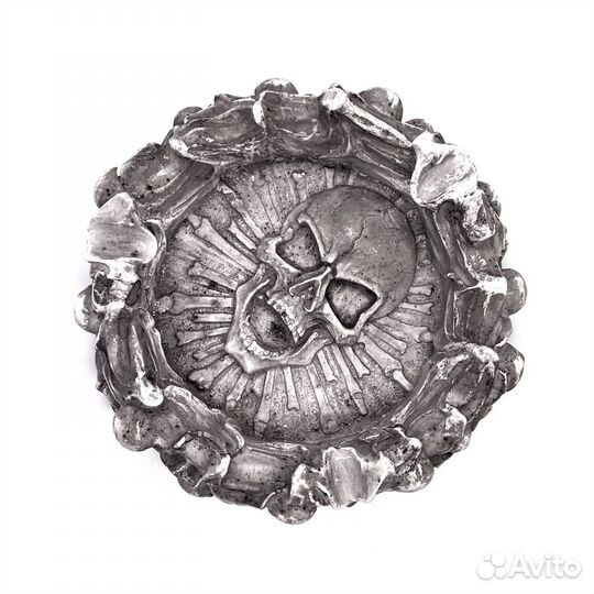 Пепельница череп ручная работа