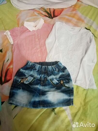 Вещи пакетом на девочку6-7 лет