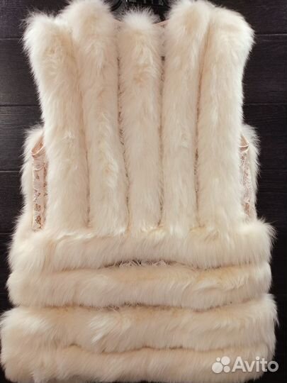 Жилетка меховая женская 44