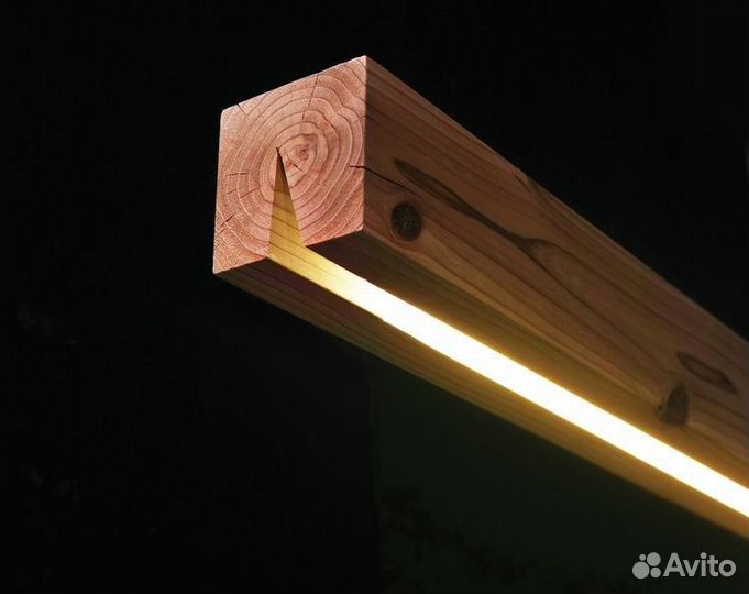 Деревянные светильники