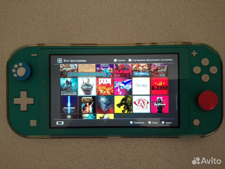Nintendo switch lite с играми