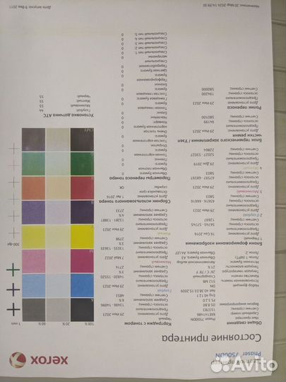 Цветной лазерный принтер a3 Xerox
