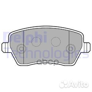 Колодки тормозные дисковые перед LP1865 Delphi