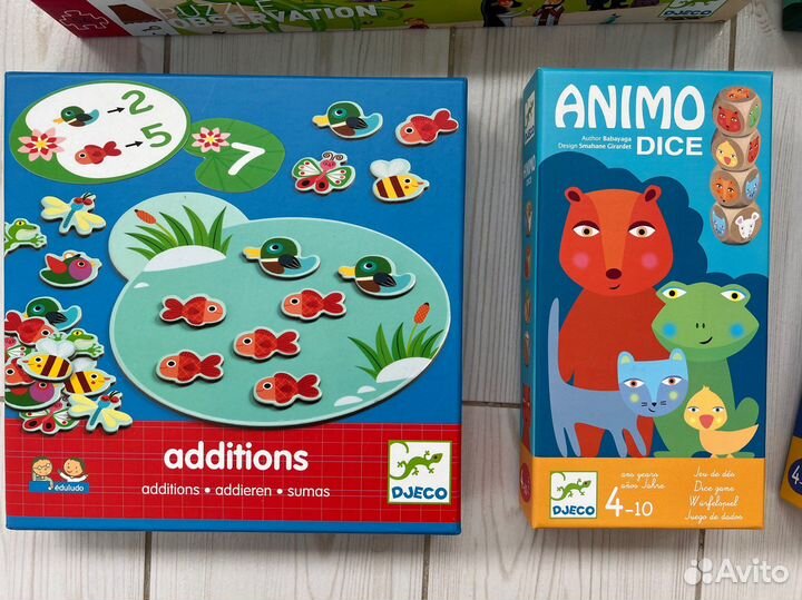 Игры Djeco (б/у и новые) и Haba