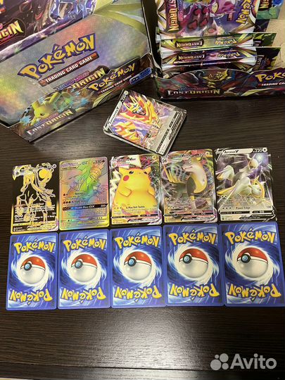 Карточки Покемон Pokemon 600 штук