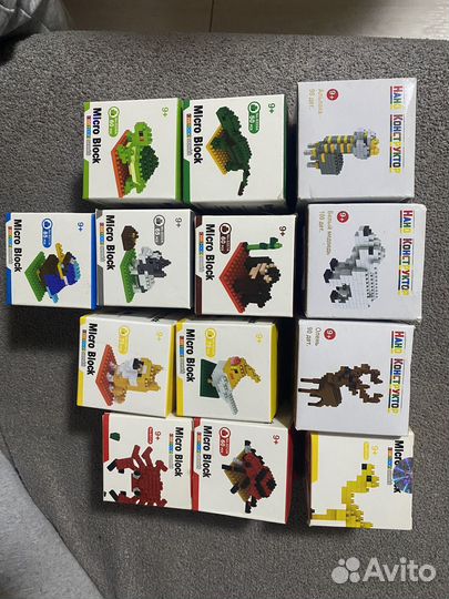 Конструкторы с мини деталями