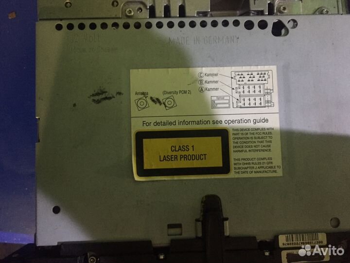 Магнитола Порше Кайен