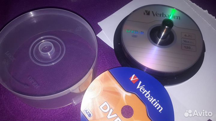 Диски VS Verbatim DVD-RW DVD-R