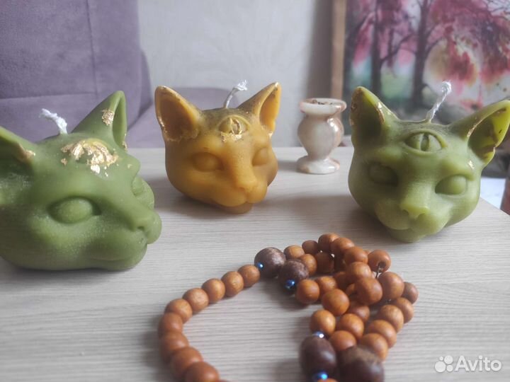 Свечи восковые ручной работы