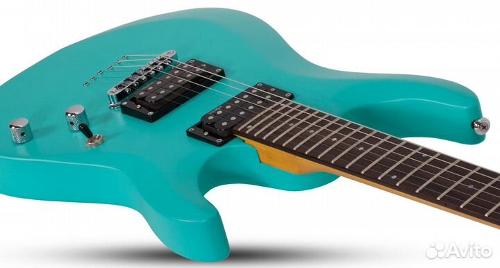 Электрогитара Schecter C-6 Deluxe SAQ Satin Aqua