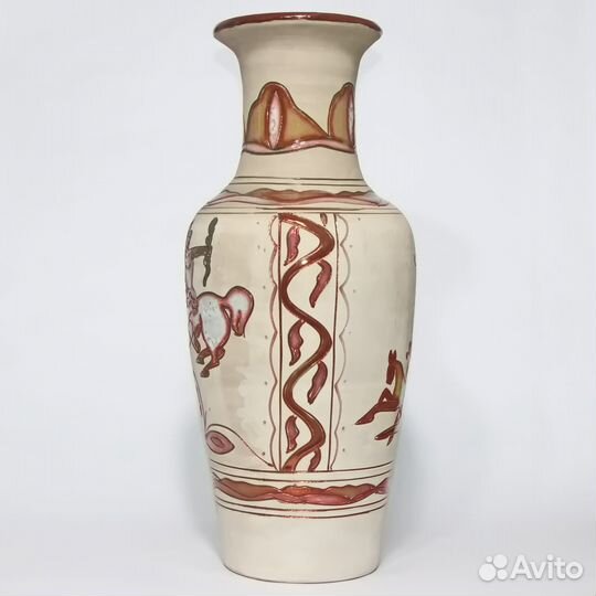 Ваза керамическая ручной работы. Высота 58 см