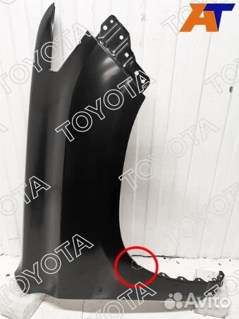 Крыло переднее toyota land cruiser prado, toyota l