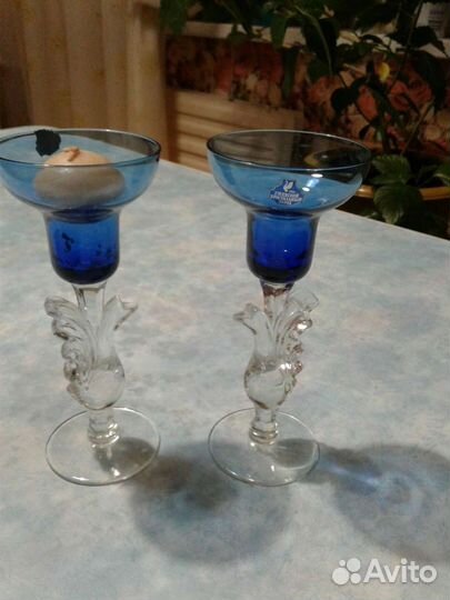 Хрустальные подсвечники