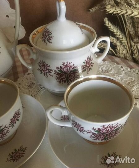 Кофейный сервиз Минского фарфорового завода