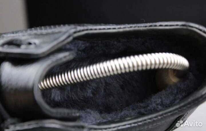 Кроссовки зимние Ecco кожа