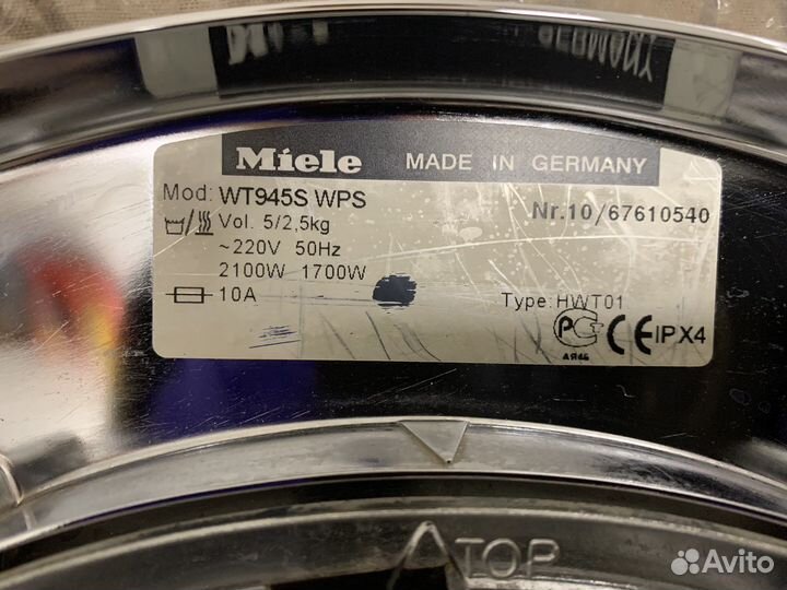 Люк стиральной машины Miele