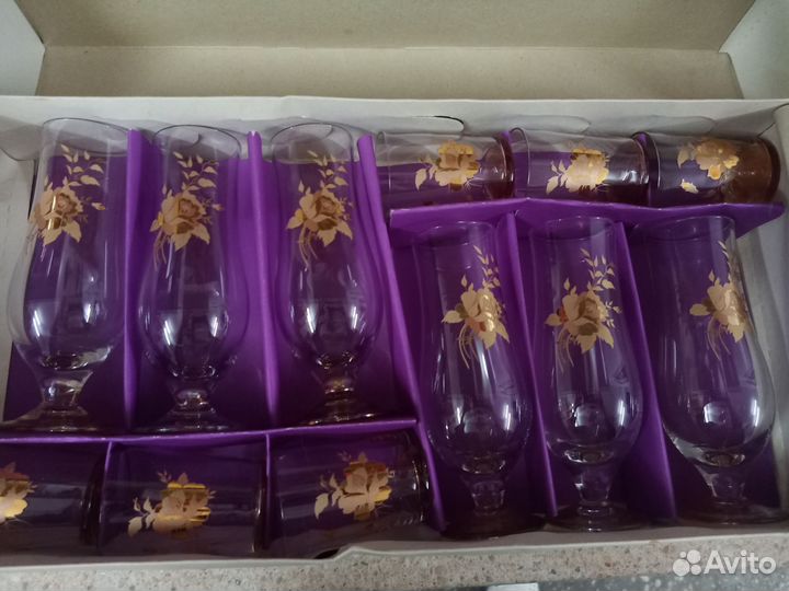 Набор фужеров и стопок, СССР