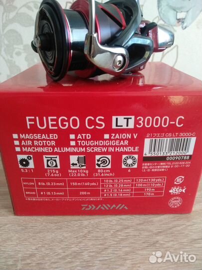 Катушка Daiwa fuego cs lt 3000-c