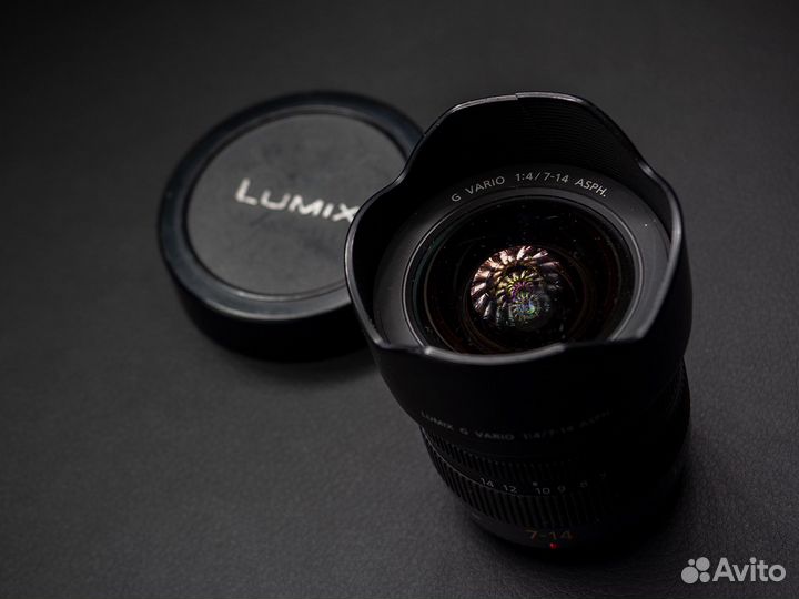 Объектив Panasonic lumix 7-14mm f/4 asph mft