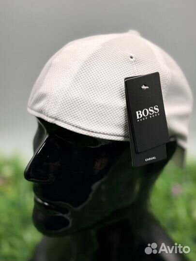 Настоящая стрейч кепка Hugo Boss сетка