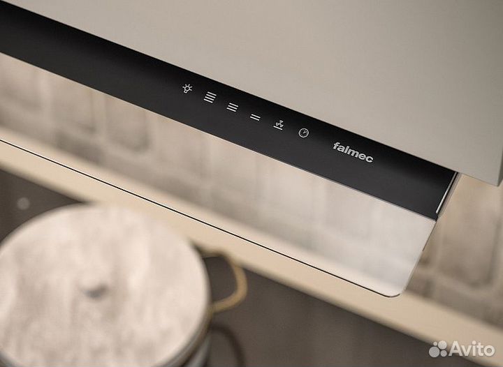 Вытяжка falmec virgola NO-drop touch 90 black (cvj