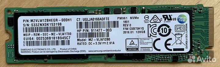 Жесткий диск 1 тб Toshiba и ssd nvme samsung 128гб