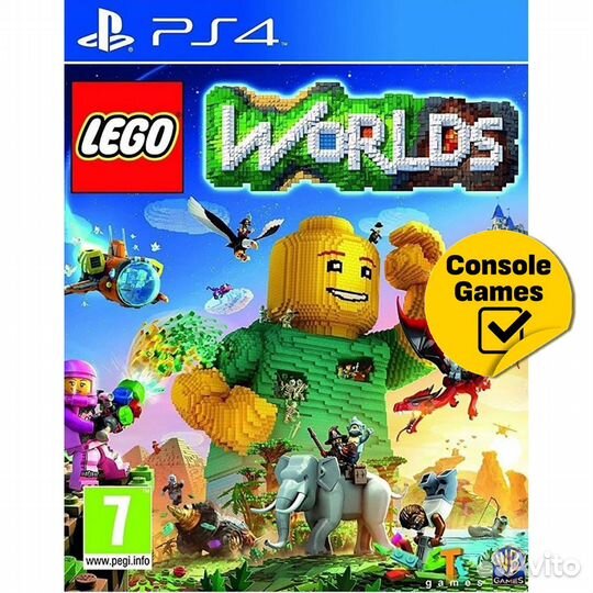 PS4 Lego Worlds Новый
