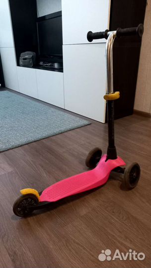 Самокат детский трехколесный декатлон