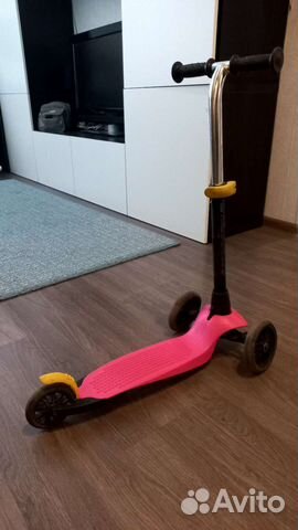 Самокат детский трехколесный декатлон