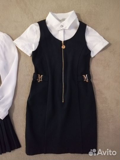 Юбка и сарафан Маленькая Леди р 128 с рубашками