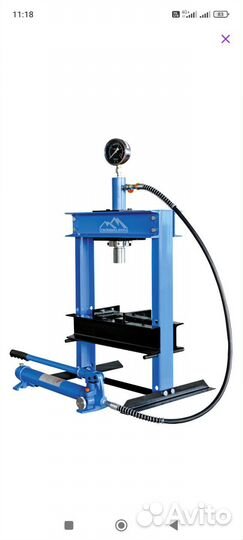 Пресс гидравлический 10 тонн Trommelberg