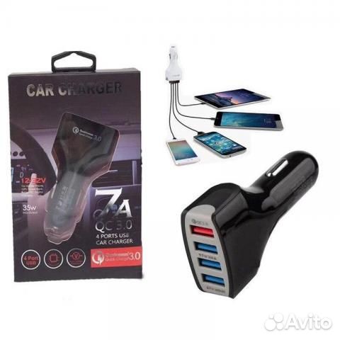 Азу KC-08, 5V/7A на 4USB порта Quick Charge 3.0
