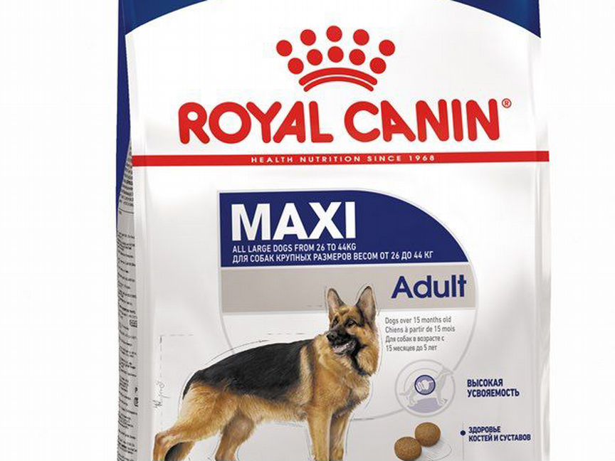 Royal canin Maxi adult 20 кг