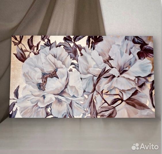 Картина маслом цветы