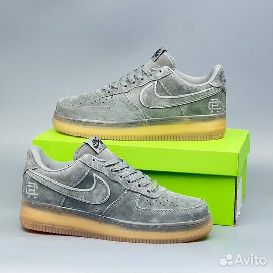 Серые Nike Air Force 1