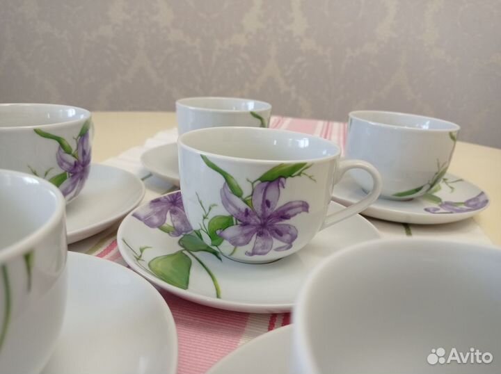 Сервиз чайный набор для чая Чашки