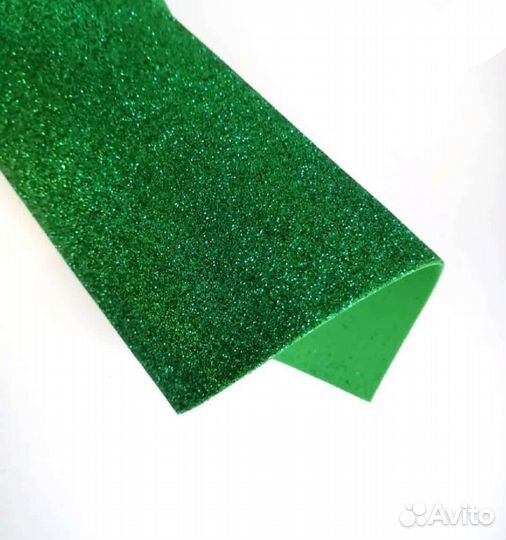 Ленты для рукоделия, глиттерный фоамиран