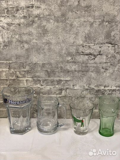 Стопки, рюмки, стаканы, фужеры