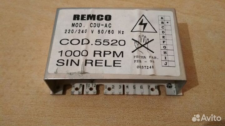 Модуль стиральной машины remco CDU-AC cod.5520 100